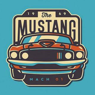 Ford Mustang 1969 iPhone wallpaper