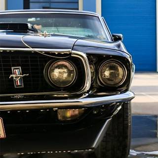 Ford Mustang 1969 iPhone wallpaper