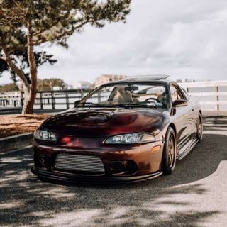 Mitsubishi Eclipse iPhone wallpaper