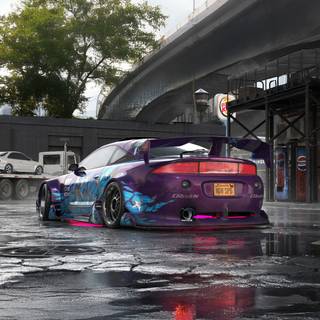 Mitsubishi Eclipse iPhone wallpaper