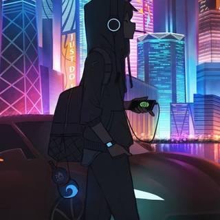 Anime phone amoled wallpaper