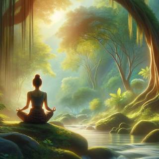 Meditate phone wallpaper