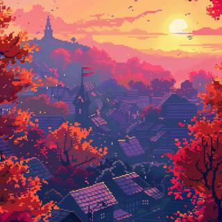 Cozy anime phone wallpaper