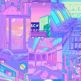 Cozy anime phone wallpaper