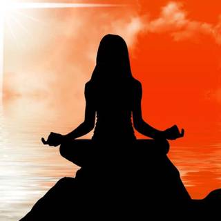 Meditate phone wallpaper