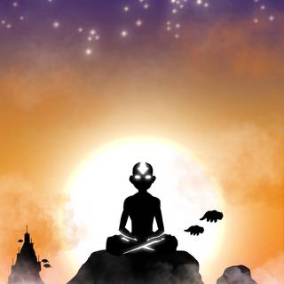 Meditate phone wallpaper