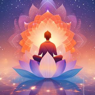 Meditate phone wallpaper