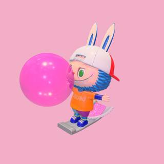 Labubu desktop wallpaper