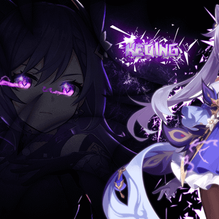 Keqing desktop wallpaper