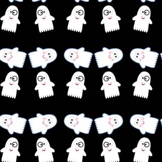 Cute ghost desktop wallpaper