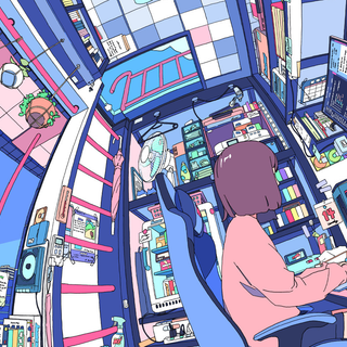 Lofi anime desktop wallpaper