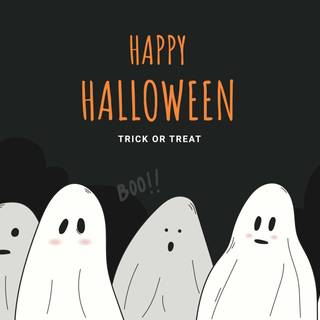Cute ghost desktop wallpaper