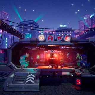 Arcade desktop wallpaper