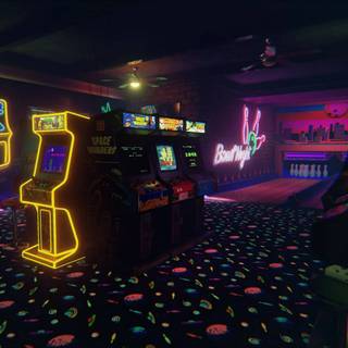 Arcade desktop wallpaper
