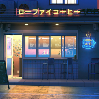 Lofi anime desktop wallpaper