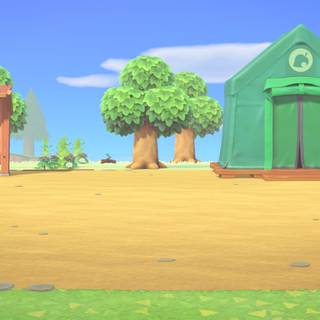 ACNH desktop wallpaper