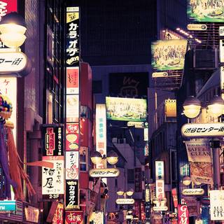 Japan street desktop wallpaper
