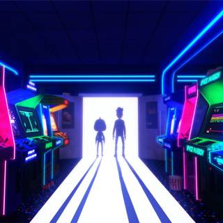 Arcade desktop wallpaper
