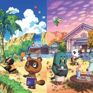 ACNH desktop wallpaper