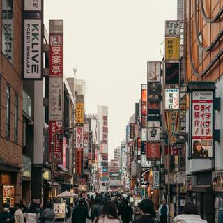 Japan street desktop wallpaper