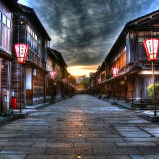 Japan street desktop wallpaper