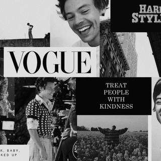 Harry Styles collage desktop wallpaper