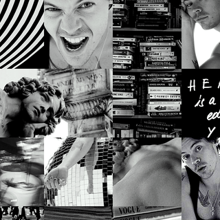 Harry Styles collage desktop wallpaper