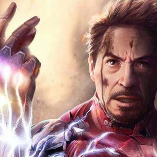 Iron Man Endgame desktop wallpaper