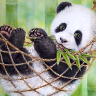 Cute panda desktop wallpaper