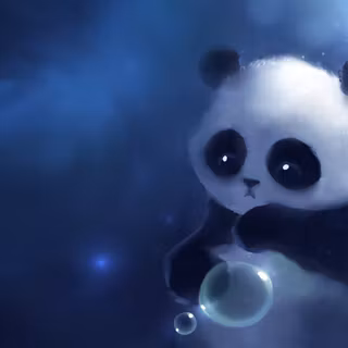 Cute panda desktop wallpaper