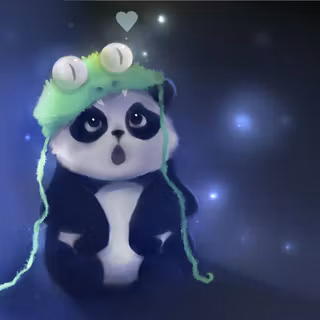 Cute panda desktop wallpaper