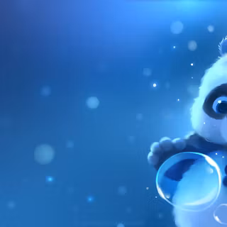 Cute panda desktop wallpaper