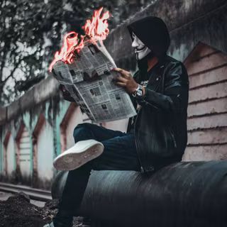 Guy with mask wallpaper