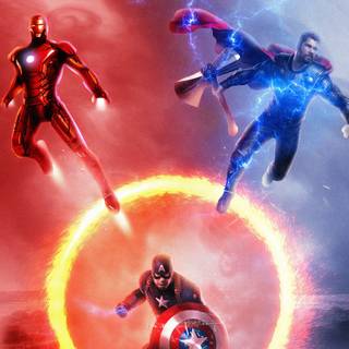 Iron Man Endgame desktop wallpaper