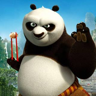 Cute panda desktop wallpaper