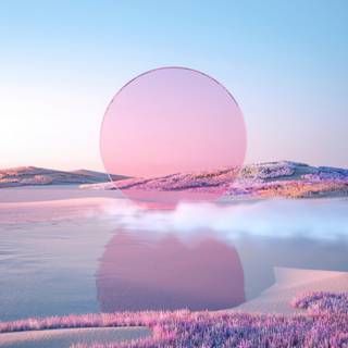 Pink aesthetic desktop HD wallpaper