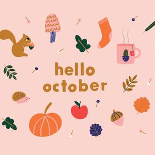 Cute October wallpaper