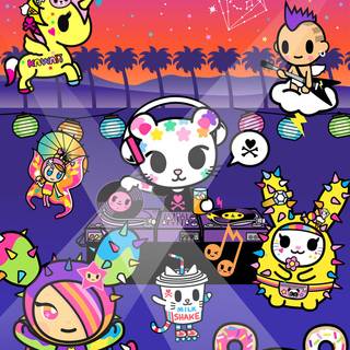 Mobile illustration wallpaper