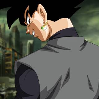 Black Goku desktop wallpaper
