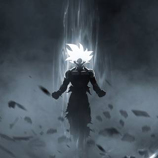 Black Goku desktop wallpaper