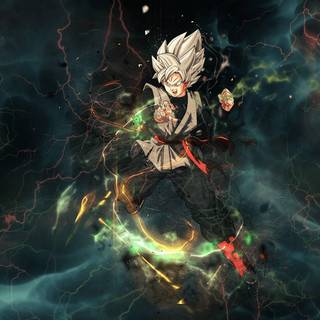 Black Goku desktop wallpaper