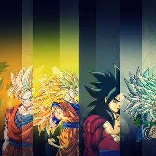 Black Goku desktop wallpaper