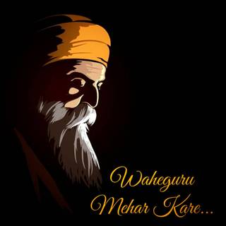 Waheguru 4k phone wallpaper