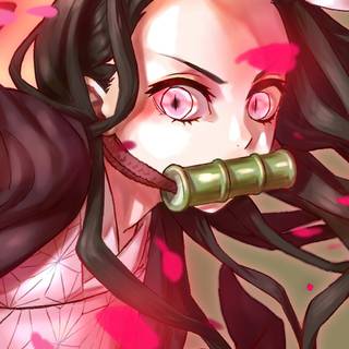 Nezuko 4k iPhone wallpaper