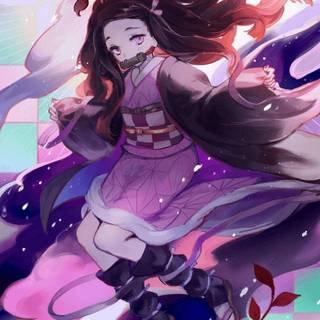 Nezuko 4k iPhone wallpaper