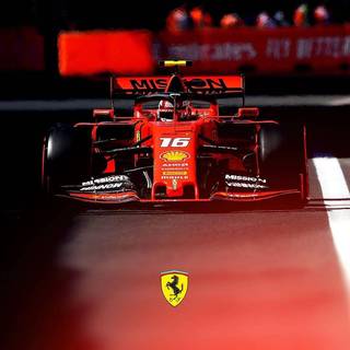 F1 Ferrari Charles Leclerc iPhone wallpaper