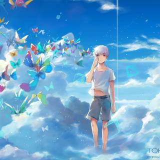 Tokyo Ghoul sky water desktop wallpaper