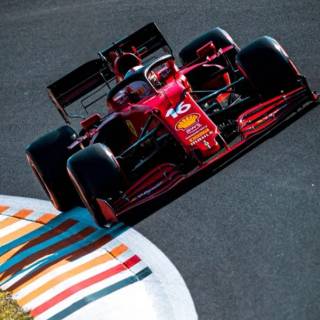 F1 Ferrari Charles Leclerc iPhone wallpaper