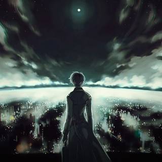 Tokyo Ghoul sky water desktop wallpaper