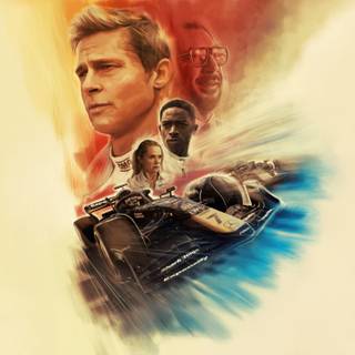 F1 movie 4k wallpaper